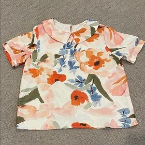 SHEIN Floral Blouse - Multicolor